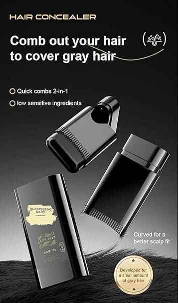 Covering White Hair is Simple and Convenient 20gm - Black