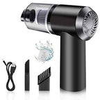 2 in 1 Handheld Vacuum Cleaner - Wireless Rechargeable Car Vacuum and Air Duster for Home