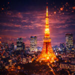 Tokyo Tower: Where City Dreams Glow in Neon Nights